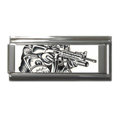 Scarface Movie Traditional Tattoo Superlink Italian Charm (9mm) by tradlinestyle