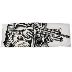 Scarface Movie Traditional Tattoo Body Pillow Case (dakimakura) by tradlinestyle