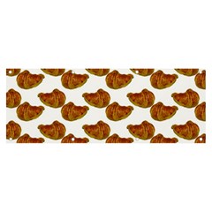 Biscuits Photo Motif Pattern Banner And Sign 8  X 3  by dflcprintsclothing