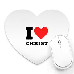 I Love Christ Heart Mousepad by ilovewhateva
