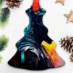 Who Sample Robot Prettyblood Ornament (christmas Tree)  by Ravend
