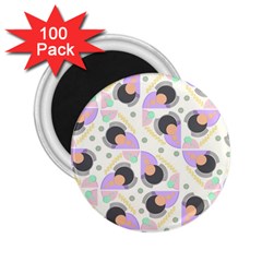 Pattern Pastel Drawing Art 2 25  Magnets (100 Pack)  by Uceng