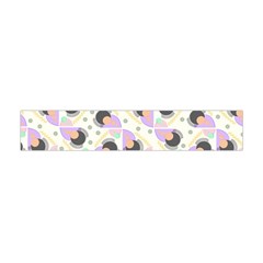 Pattern Pastel Drawing Art Premium Plush Fleece Scarf (mini) by Uceng