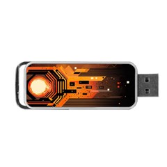 Technology Design Tech Computer Future Business Portable Usb Flash (two Sides) by Ravend