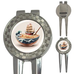 Ai Generated Noodles Pirate Chinese Food Food 3-in-1 Golf Divots by danenraven