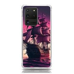 Ship Pirate Adventure Landscape Ocean Sun Heaven Samsung Galaxy S20 Ultra 6 9 Inch Tpu Uv Case by danenraven
