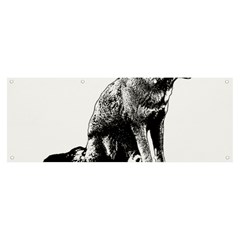 Foxy Lady Concept Illustration Banner And Sign 8  X 3  by dflcprintsclothing