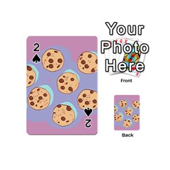 Cookies Chocolate Chips Chocolate Cookies Sweets Playing Cards 54 Designs (mini) by Ravend