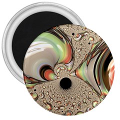 Fractal Background Pattern Texture Abstract Design Abstract 3  Magnets by Ravend