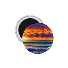 Summer Sunset Over The Ocean 1 75  Magnets by GardenOfOphir