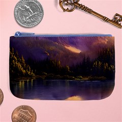 Colored Hues Sunset Large Coin Purse by GardenOfOphir