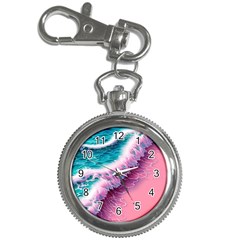 Summer Waves In Pink Ii Key Chain Watches by GardenOfOphir