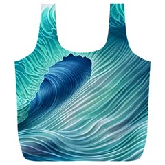 Summer Ocean Waves Full Print Recycle Bag (xxl) by GardenOfOphir