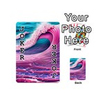 Pink Waves On The Beach Ii Playing Cards 54 Designs (Mini) Front - Joker1