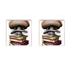Conjurer s Toadstool Cufflinks (square) by GardenOfOphir