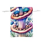 Charming Toadstool Lightweight Drawstring Pouch (M) Front