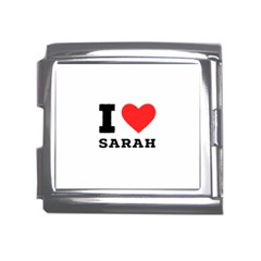 I Love Sarah Mega Link Italian Charm (18mm) by ilovewhateva