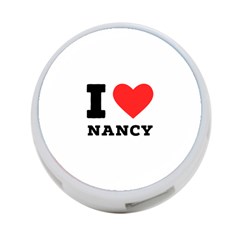 I Love Nancy 4-port Usb Hub (one Side) by ilovewhateva