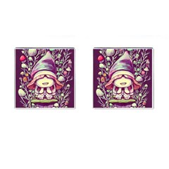 Toadstool Charm For Necromancy And Conjuration Cufflinks (square) by GardenOfOphir