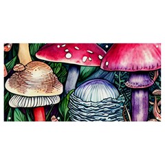 Foraging Mushroom Banner And Sign 8  X 4  by GardenOfOphir
