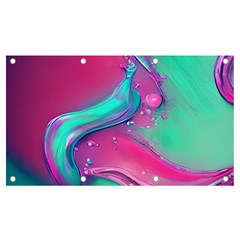 Marble Background - Abstract - Artist - Artistic - Colorful Banner And Sign 7  X 4  by GardenOfOphir