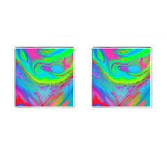 Fluid Artistic Cufflinks (square) by GardenOfOphir