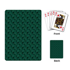 Green Pattern Playing Cards Single Design (rectangle) by Sparkle