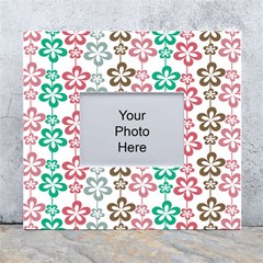 Pattern 105 White Wall Photo Frame 5  X 7  by GardenOfOphir