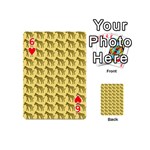 Pattern 136 Playing Cards 54 Designs (Mini) Front - Heart6