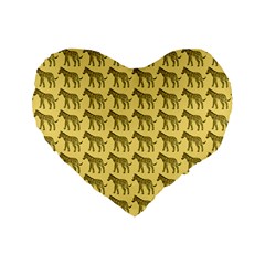 Pattern 136 Standard 16  Premium Heart Shape Cushions by GardenOfOphir