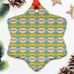 Pattern 176 Snowflake Ornament (two Sides) by GardenOfOphir