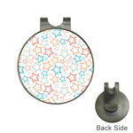 Background Pattern Texture Design Hat Clips with Golf Markers Front