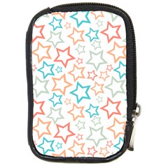 Background Pattern Texture Design Compact Camera Leather Case by Semog4