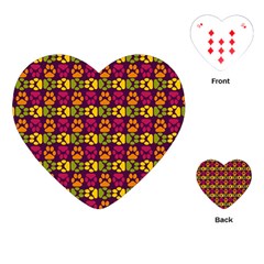 Pattern 218 Playing Cards Single Design (heart) by GardenOfOphir
