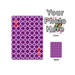 Pattern 305 Playing Cards 54 Designs (Mini) Front - DiamondA