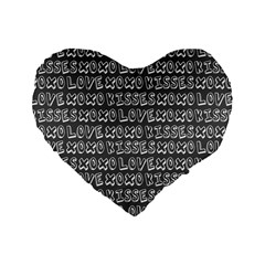 Pattern 321 Standard 16  Premium Heart Shape Cushions by GardenOfOphir