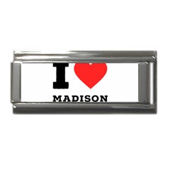 I Love Madison  Superlink Italian Charm (9mm) by ilovewhateva