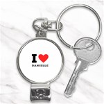 I love daniella Nail Clippers Key Chain Front