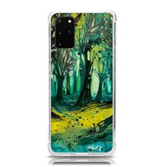 Ai Generated Trees Forest Mystical Forest Nature Art Samsung Galaxy S20plus 6 7 Inch Tpu Uv Case by Ravend