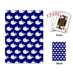 Cute Whale Illustration Pattern Playing Cards Single Design (rectangle) by GardenOfOphir