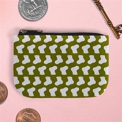Cute Baby Socks Illustration Pattern Mini Coin Purse by GardenOfOphir