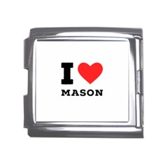 I Love Mason Mega Link Italian Charm (18mm) by ilovewhateva