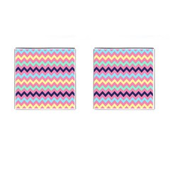 Chevron Pattern Gifts Cufflinks (square) by GardenOfOphir
