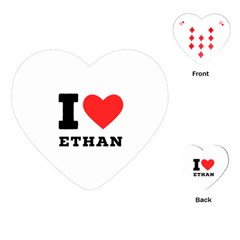 I Love Ethan Playing Cards Single Design (heart) by ilovewhateva