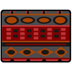 Red-011 Fleece Blanket (large) by nateshop