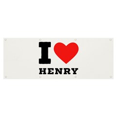 I Love Henry Banner And Sign 8  X 3  by ilovewhateva