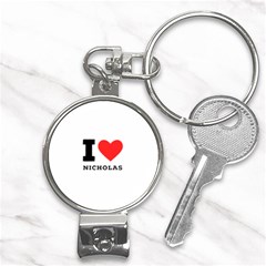 I Love Nicholas Nail Clippers Key Chain by ilovewhateva