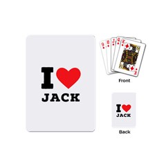 I Love Jack Playing Cards Single Design (mini) by ilovewhateva