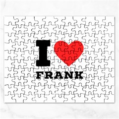 I Love Frank Rectangular Jigsaw Puzzl by ilovewhateva