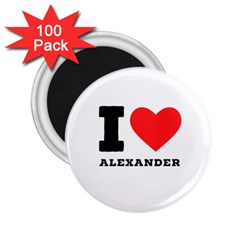 I Love Alexander 2 25  Magnets (100 Pack)  by ilovewhateva